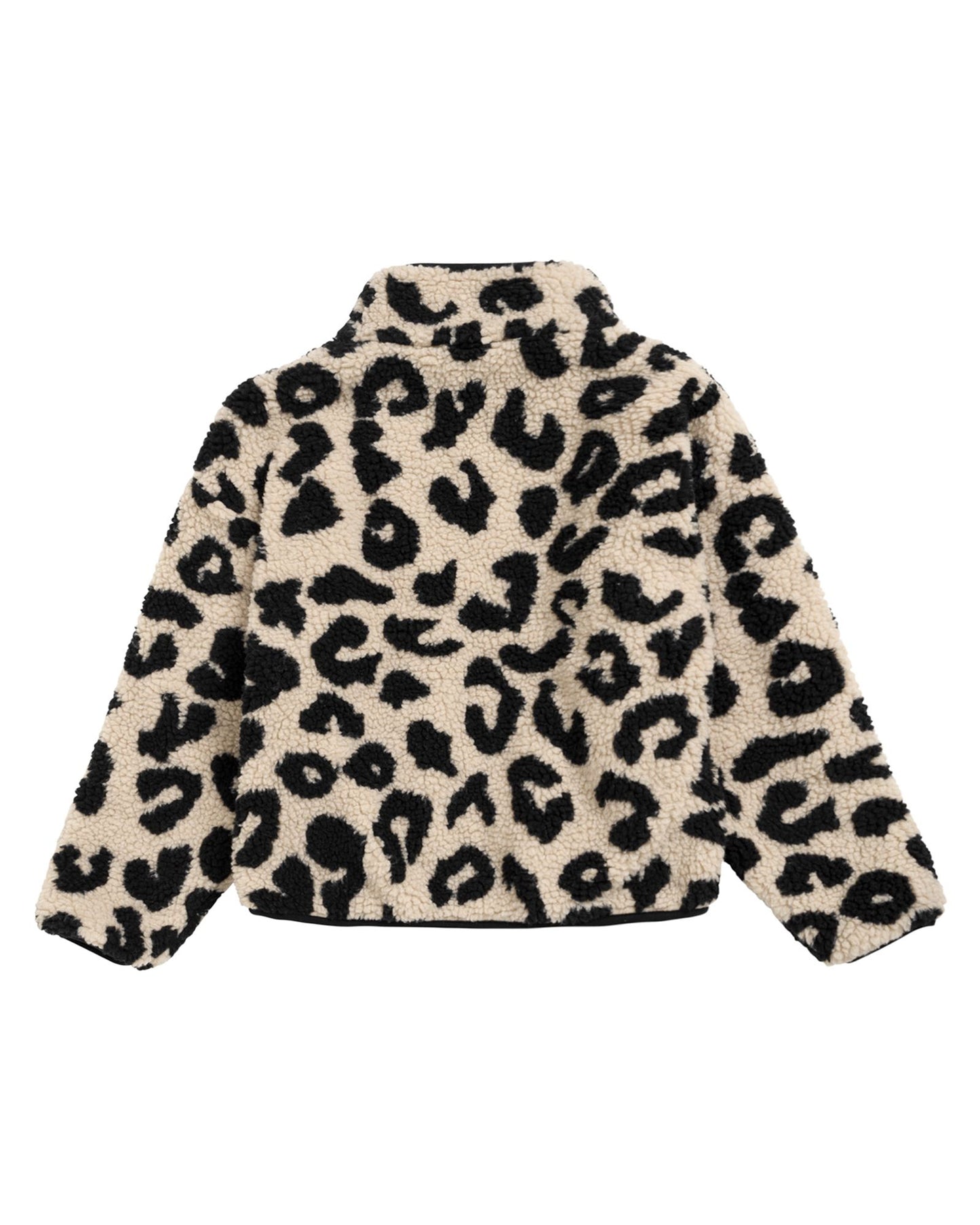 Leopard Sherpa Teddy Jacket