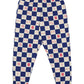 Blue Comic Book Check Sweatpants