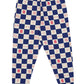 Blue Comic Book Check Sweatpants