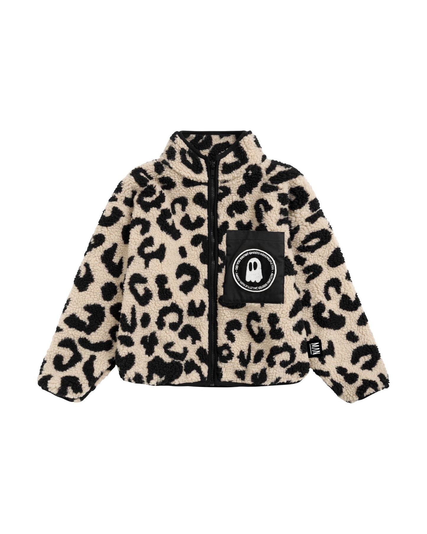 Leopard Sherpa Teddy Jacket